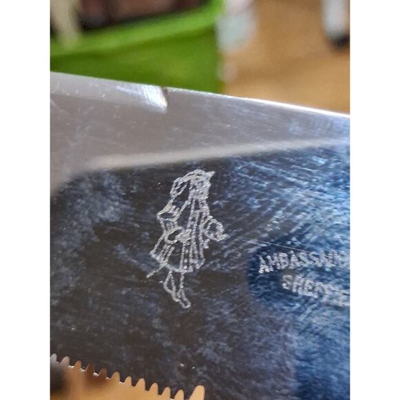 Ambassador Cutlery, Sheffield England. STERLING SILVER, HUGE MEAT carving set! - Picture 8 of 8